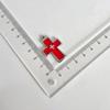 2025 Retro Spicy Blue Cross Stud Earrings: Trendy, High-Value, Versatile Design for Women