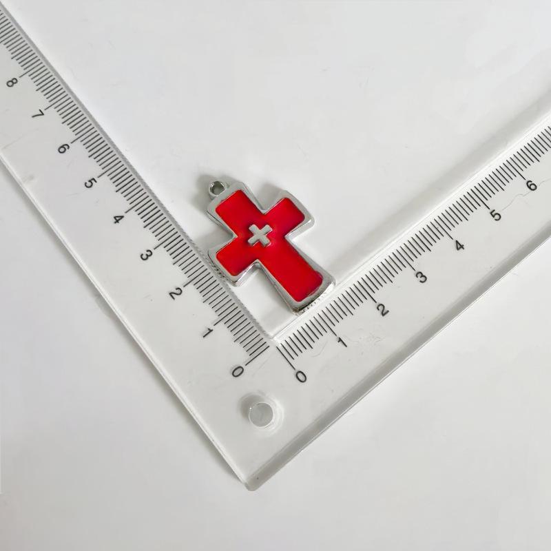2025 Retro Spicy Blue Cross Stud Earrings: Trendy, High-Value, Versatile Design for Women