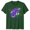 Graffiti 67 Unisex T Shirt Bright Neon Paint Slogan Six Seven Meme Number Day