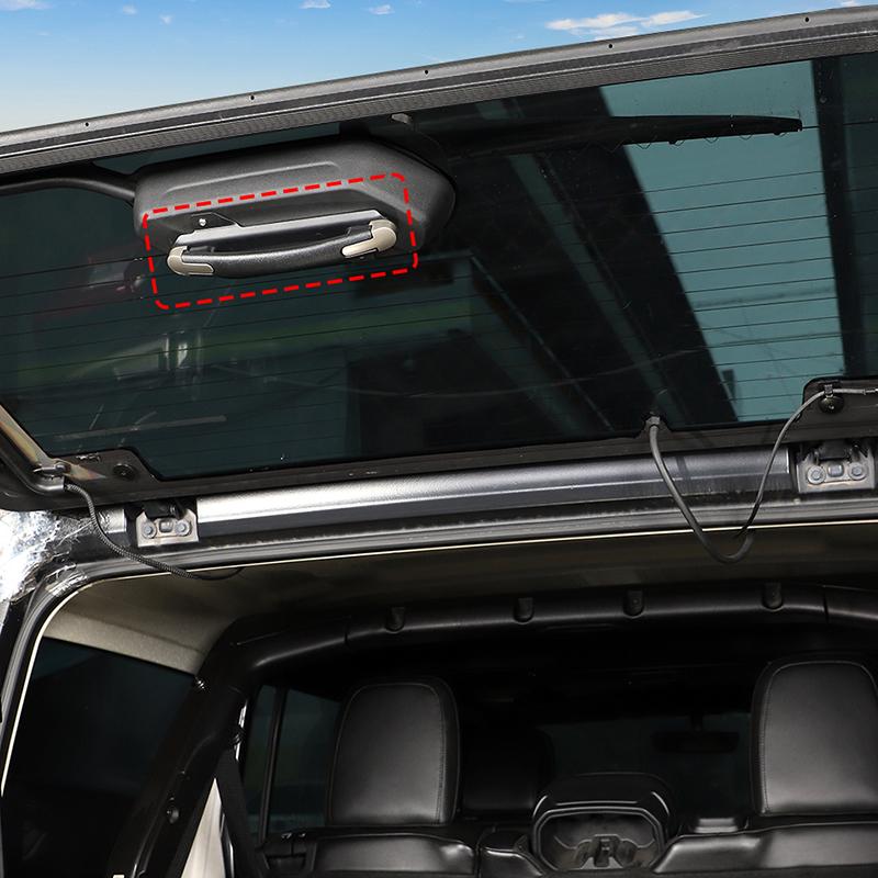 Baklucka glashandtag Grepphandtag Hållare Fäste Montering Passar För Jeep Wrangler JL 2018 Upp Interiörtillbehör