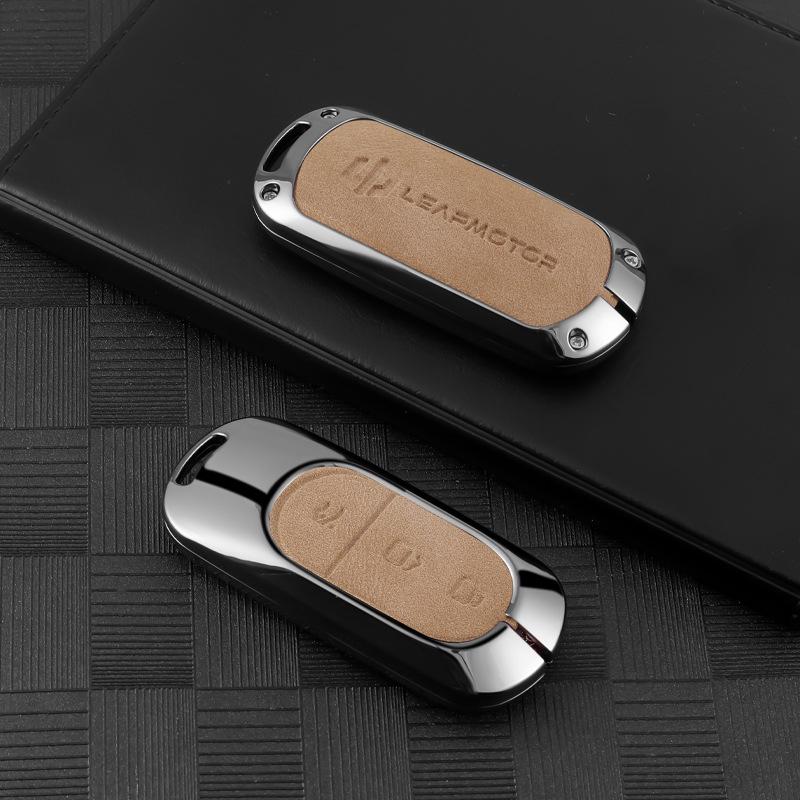 2023 Applicable Key Case for Leapmotor C11 Model 23/525 Version with C01 Shell T03 Men's Car Simple Rope Buckle