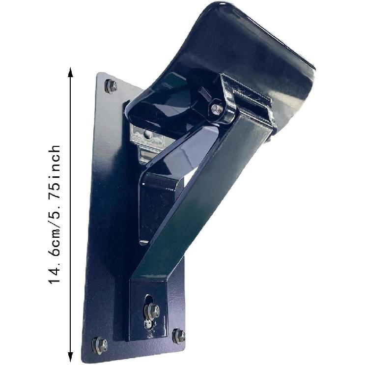 RV Awning Support Stable Structure Awning Part Replace Part Aluminum Alloy RV Center Support Easy Installation Universal, Black
