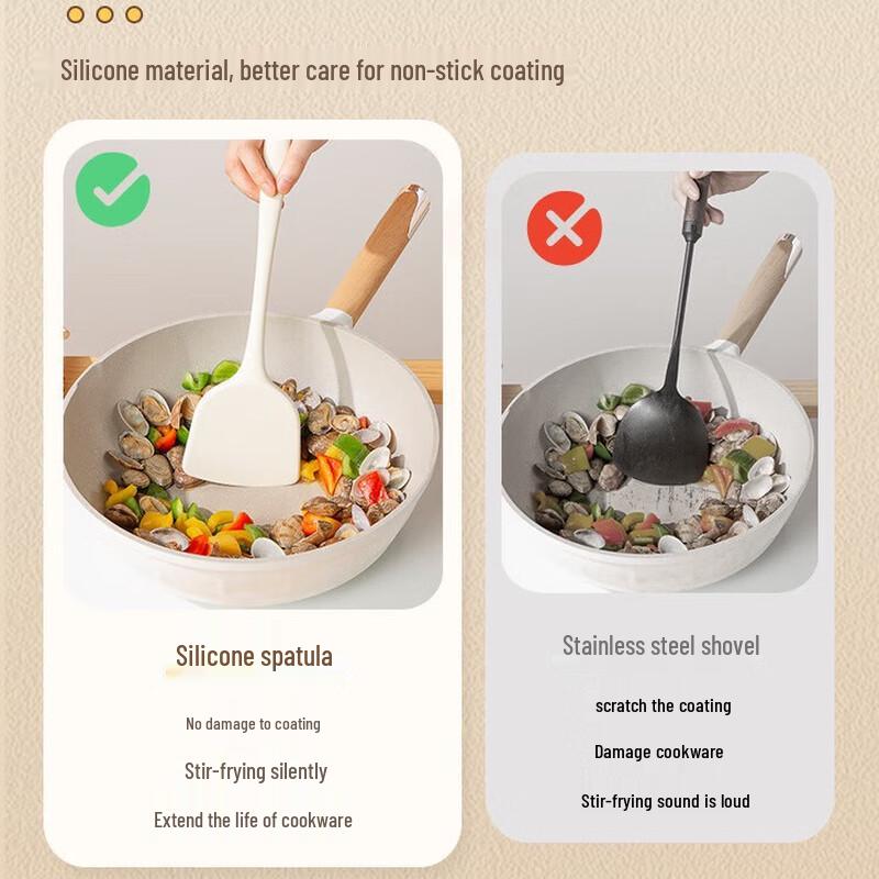 Shuangqiang Silicone Hot Pot Strainer Spoon