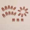 24 Reusable Artificial Fake Nail Set| Lightweight & Long Lasting| Easy To Use| Quick Fix For Festivals & Special Occasions
