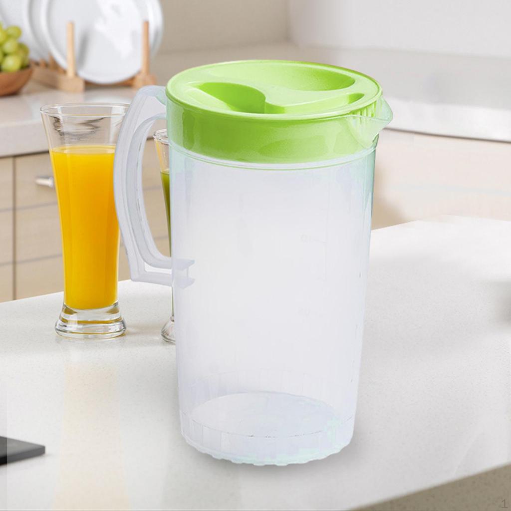 Water Pitcher Iced Tea Pitcher Water Jug with Handle for Milk Water Beverage