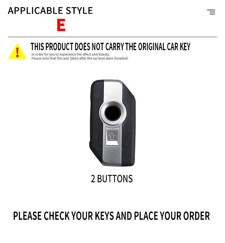 AYCCV1 Key Case Cover Skin Holder Shell Fob For BMW Motorcycle F750GS F850GS K1600GT R1200GS LC ADV R1250GS ADV keychain accessories