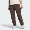 Adidas Originals Solid Color Drawstring Cuffed Knit Sports Pants Men Pants Brown Light-Khaki IZ1517