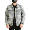 Xintang Men's Distressed Denim Jacket - Trendy Cool Loose Fit Workwear