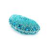 Lady Light Blue Diamonds Evening Clutch Bags Female Metalic Crystal Purse Party Handbag Luxury Woman's  Gems Clutches