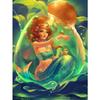 5D DIY Diamond Painting Cartoon Mermaid Diamond Embroidery Cross Stitch Kit Full Rhinestone Mosaic Home Decor