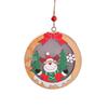 Christmas LED Light-Up Ornaments: Santa, Snowman & Reindeer Figurines