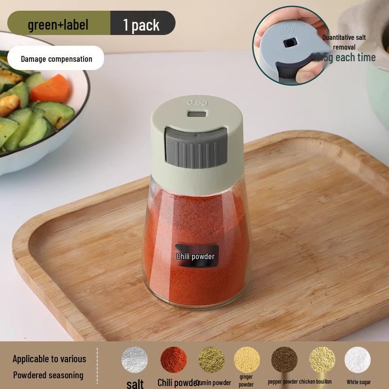 Trycktyp Kryddkontroll Glasburk - Salt- och Kryddströare