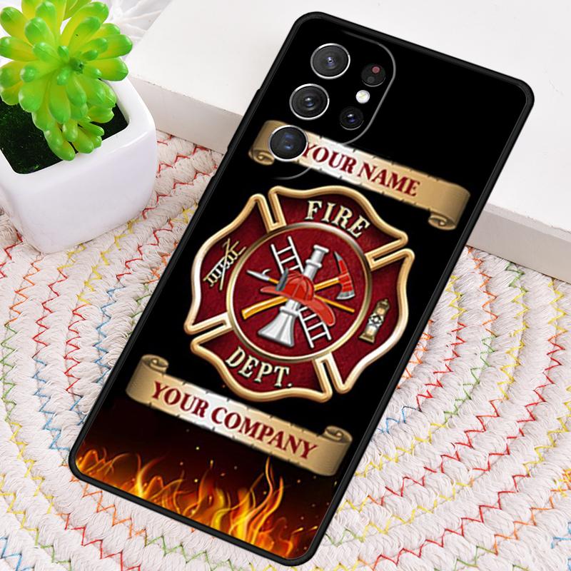 Fire Fireman Firefighter Phone Case for Samsung Galaxy Note 10 Pro S26 Ultra S23 S24 FE S25 S21 S22 PLUS Shockproof Cove