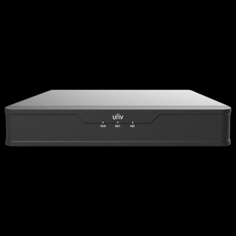 Uniview 8-Channel 1-Bay PoE NVR CN plug (adapter included)