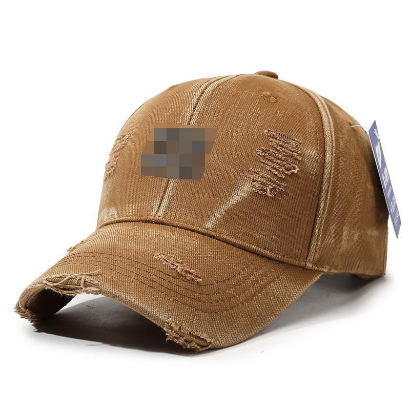 Distressed Baseball Cap Women Unisex Trendy Embroidered Letter Sun Visor Dad Hat