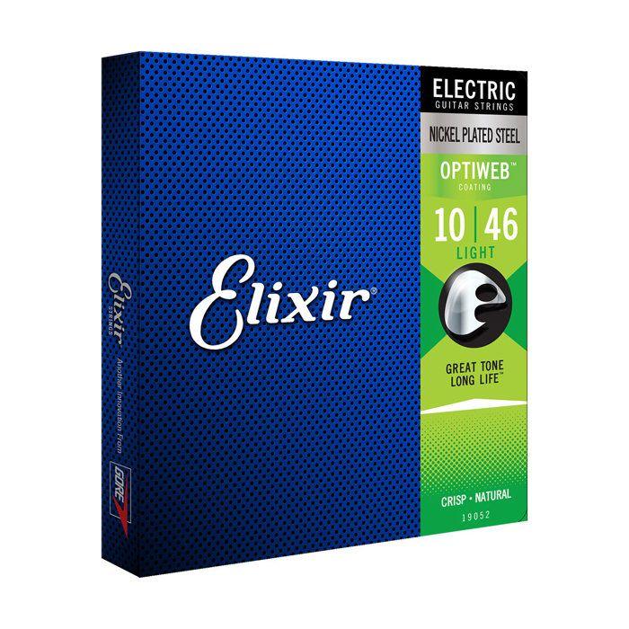 Elixir Optiweb 19052 - Jeu De Cordes Guitare Électrique 10-46
