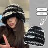 New Style Knitted Hat - Winter Woolen Patterned Hat, Slimming Effect On Face, Plush and Warm, Thick Headband, Ear Protection