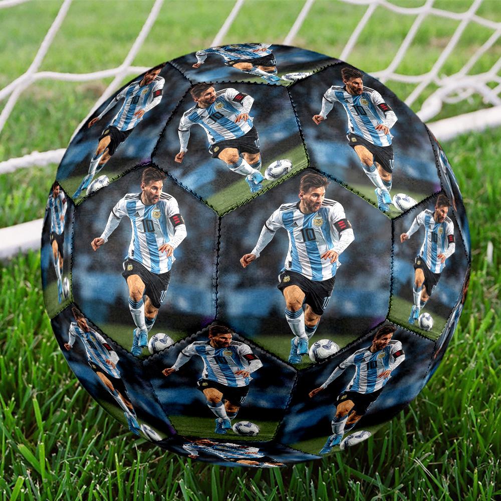 Messi 10 Number Goat Believe Yourself Size 5 Football Machine Sewn Indooroutdoor Training And Matches Unique Gift For Soccer Lovers