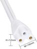 SinLoon T5 T8 LED Wire Connector Power Cord LED Tube Power Extension Cord with Switch for US LED T5 T8 Light Tube Integrated LED Lighting Fixture