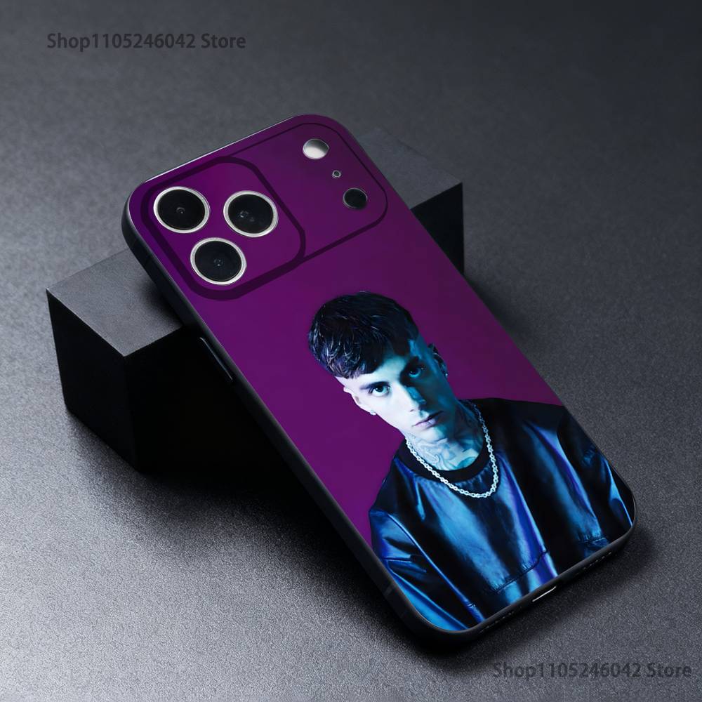 

T-Tony Boy UFORIA Black Soft Cover Phone Case For iPhone 17,16,15,14,13,12,11,Pro,Max,Plus iPhone17air