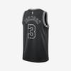 Nike Men's NBA San Antonio Spurs Keldon Johnson #3 Swingman Jersey Black DO9453-011