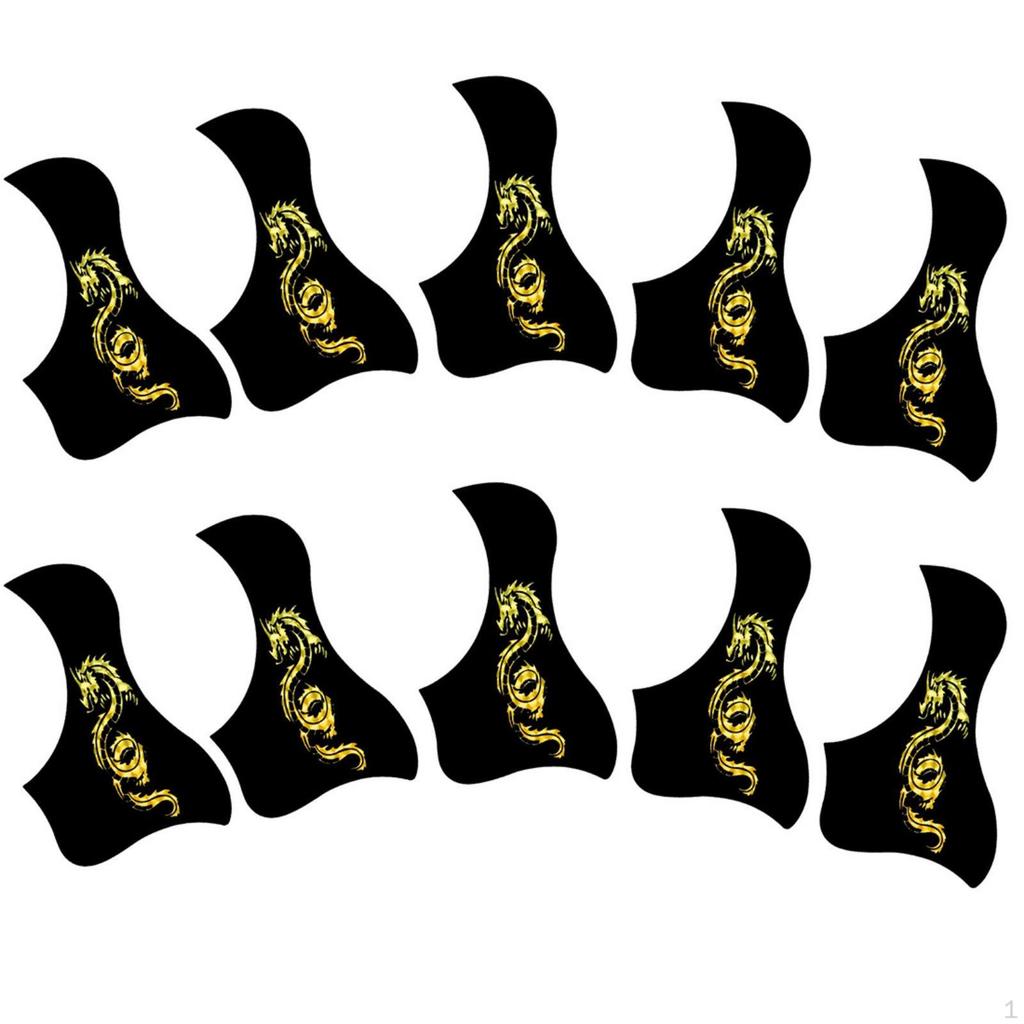 10 Pieces Guitar Pickguard Easy Installation Preserving Pick Guard for Guitarists,
