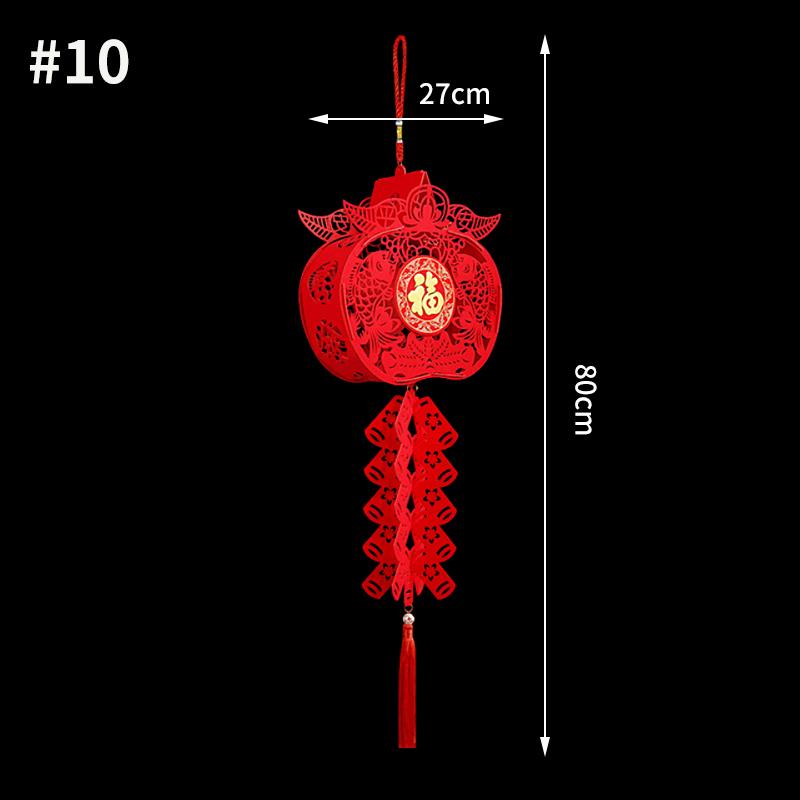 2026 Spring Festival Hanging Ornament The Year of Horse Chinese New Year Decoraitons 2026 Wall Hanging Lanterns Decor