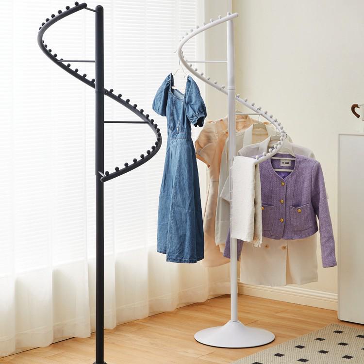 360° Rotating Multifunctional Floor Drying and Coat Rack Hanger