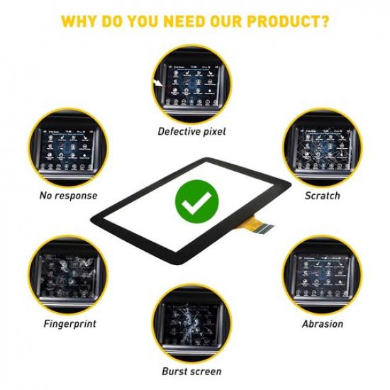 Touch Screen Glass Digitizer For 3 Mazda 2014-2016 7" Radio Information Display