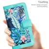 For Oppo A5 4G Case PU Leather Floral Phone Cover with Card Slots