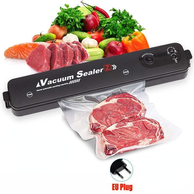 1PC EU Plug Household Vacuum Sealer Machine One-Touch Automatic Food Sealer for Food Storage