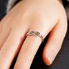 Luxury Female Rings  Sterling Silver Minimalist Infinity Design Women Finger Rings Accessories Daily Party  Bulk