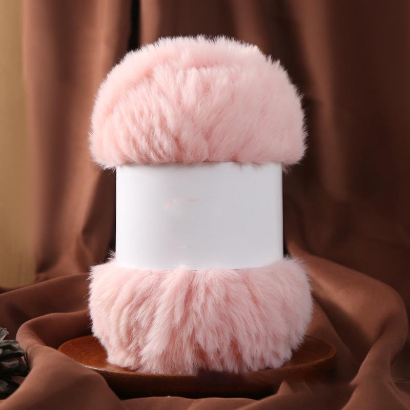 Wool Circle Solid Color Yarn Hand Woven Diy Scarf Hat Sweater Medium Thick Merino Wool Thread Soft And Comfortable Fluffy