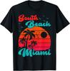 Vintage Summer Vacation South Beach Miami T-Shirt for All Ages