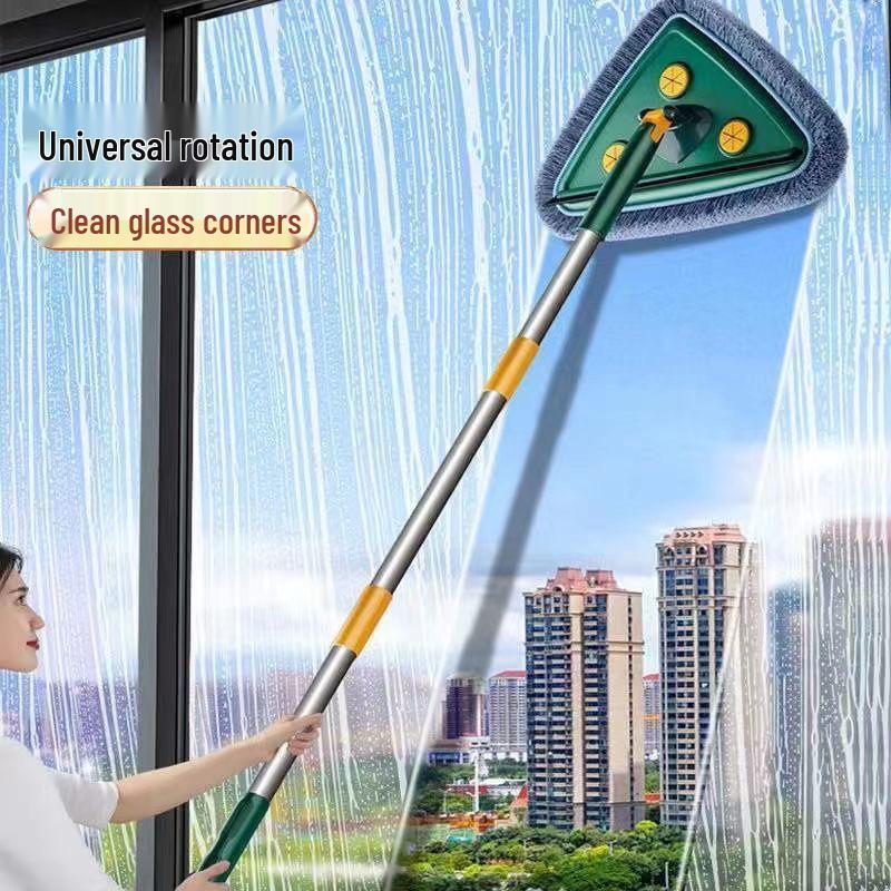 Triangle Mop: Lightweight Multi-Surface Cleaner for Kitchen, Ceiling, Tile, Floor, and Wall