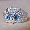 Creative Owl Ring Personalized Owl'S Eye Jewelry Ring Jewelry