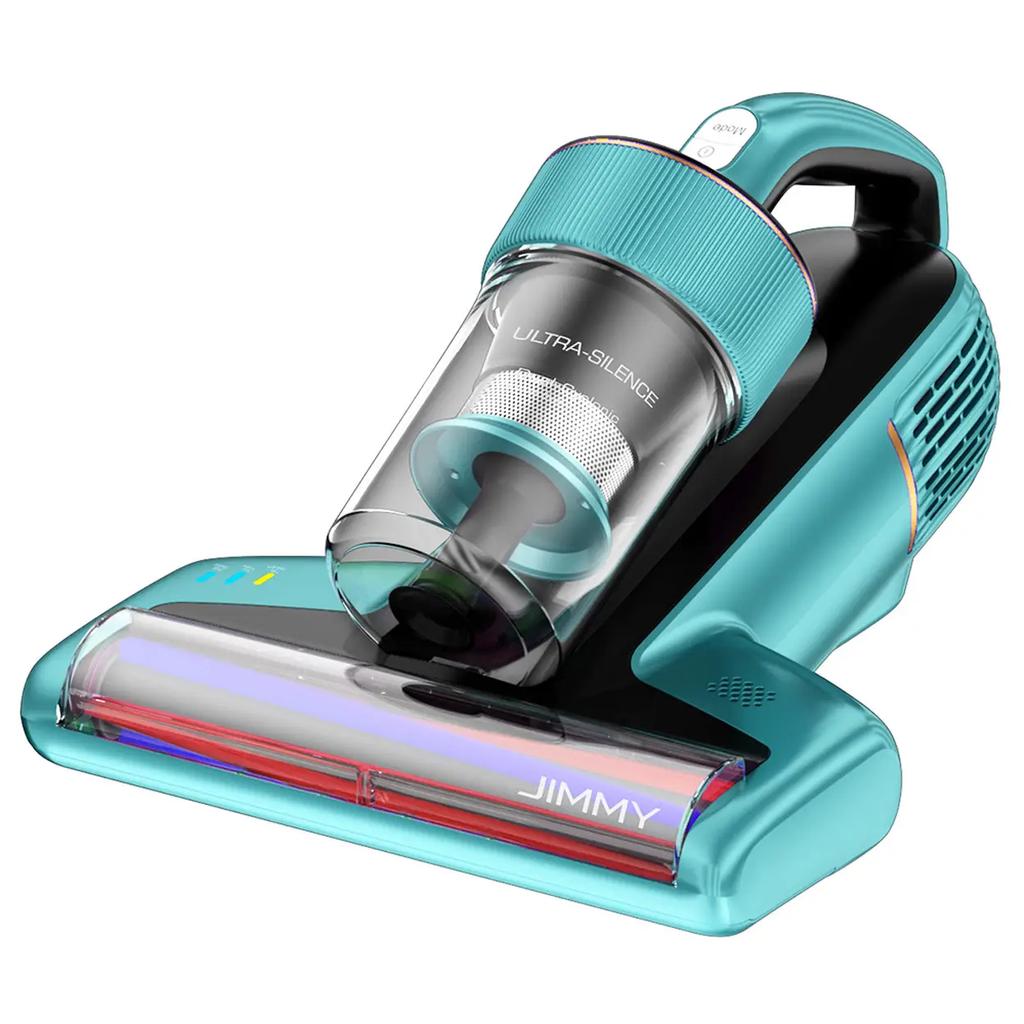 JIMMY BX6 anti-mite hand vacuum cleaner, 600 W, 240 mm expanded suction opening, UV lamp and ultrasonic technology - Blue
