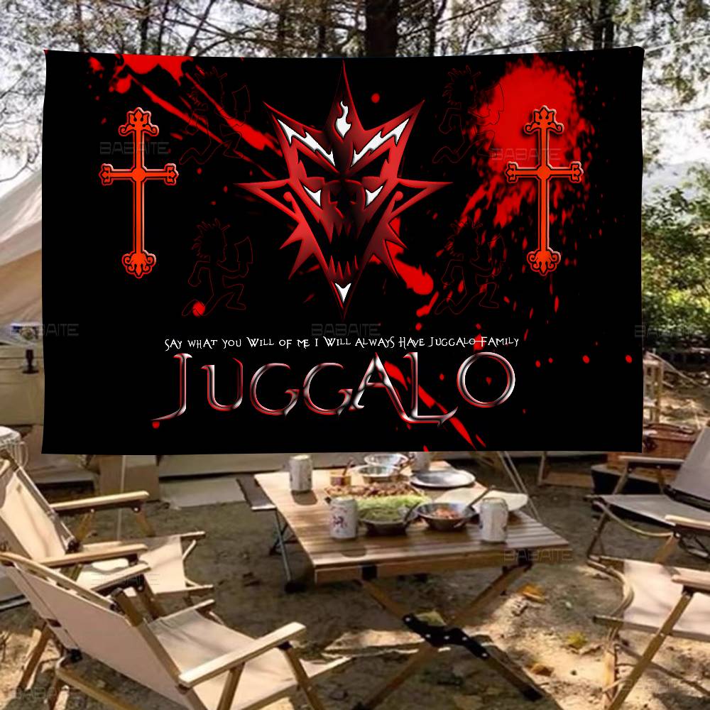 Rap Metal Insane Clown Posse Icp Juggalo Retro Flags Multiple Choice Living Studio Booth Interior Decoration Banner