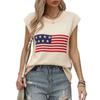 Women's Fall/winter Round Neck Solid Color Knit Short-sleeved Sweater