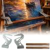 Ergonomic Wrist Support 2Pcs Artist Hand Bridge, Adjustable Easel Rest Bar, Artists Metal Stabilizer Tool for Painting Drawing Craft Projects