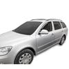 Déflecteurs d'air - Skoda Octavia II (2004-2012) 5 portes Break - Aérodynamique - Teintés noirs - Montage facile