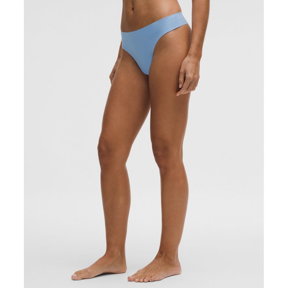 Lululemon Invisiwear Mid Rise Thong Underwear  5 Pack Black Light Ivory Blush Quartz Pelican Sinatra Blue