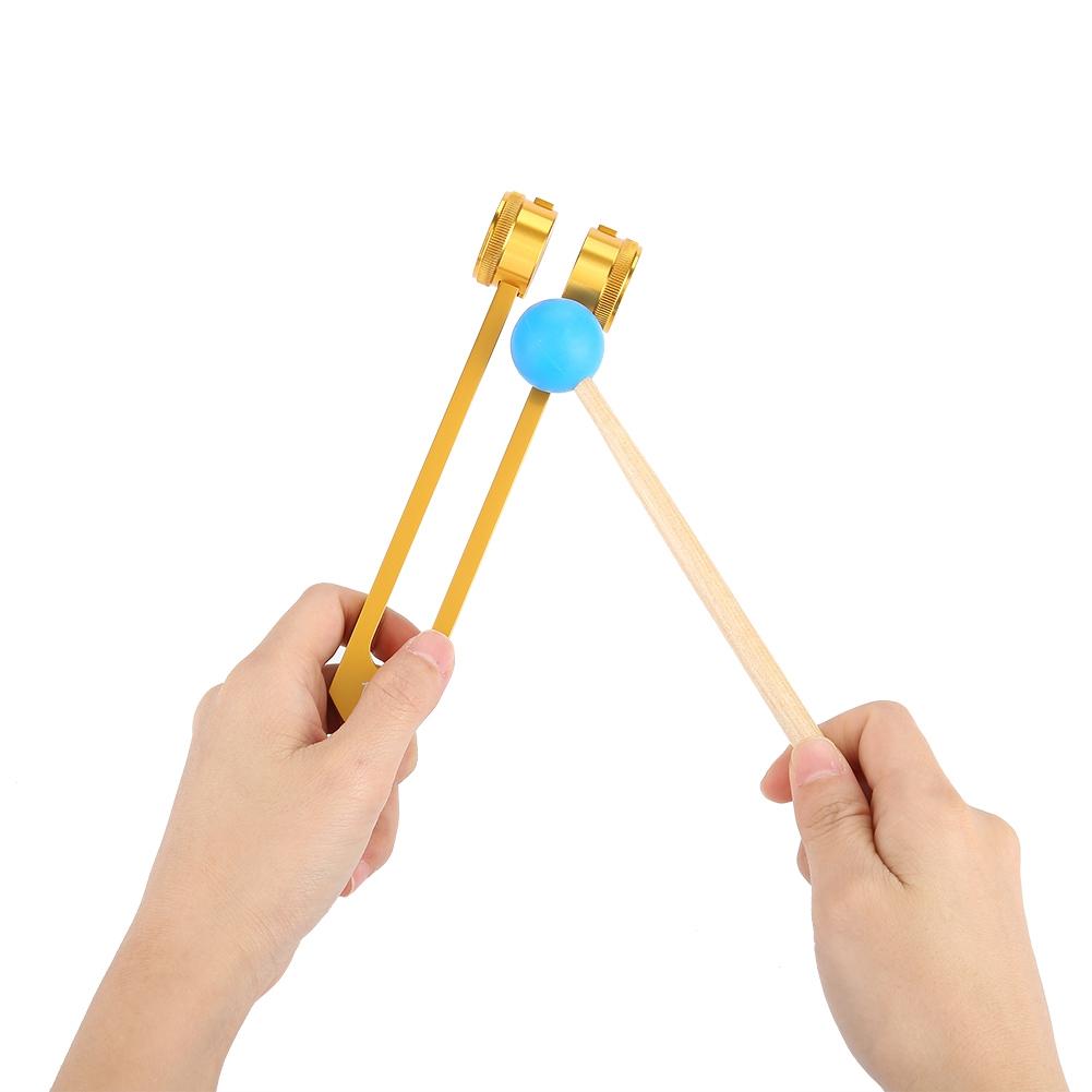 C128HZ Aluminum Ear Cleaning Tuning Fork Neurological Sound Healing Tuning Fork Sound Hammer