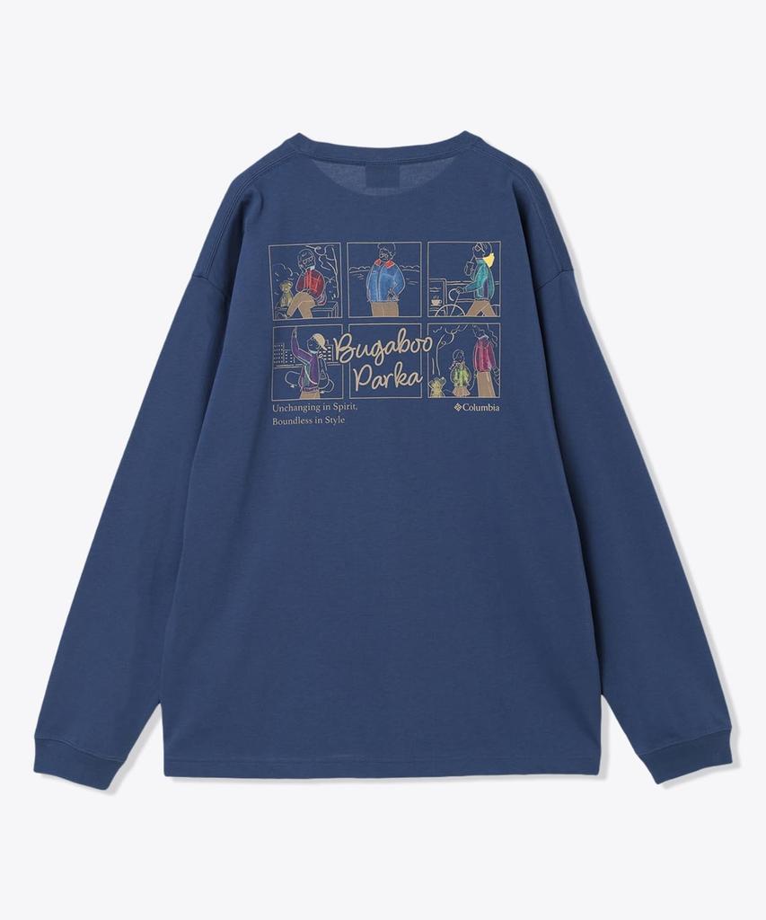 Lostbrook Long Sleeve PG2062 Carbon XS Size [Columbia] T-Shirt