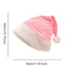Chapeau de Père Noël de Noël Pour Adultes et Enfants Unisexe Velours Douillet Peluche Rouge Chapeaux de Noël Nouvel An Fournitures de Fête