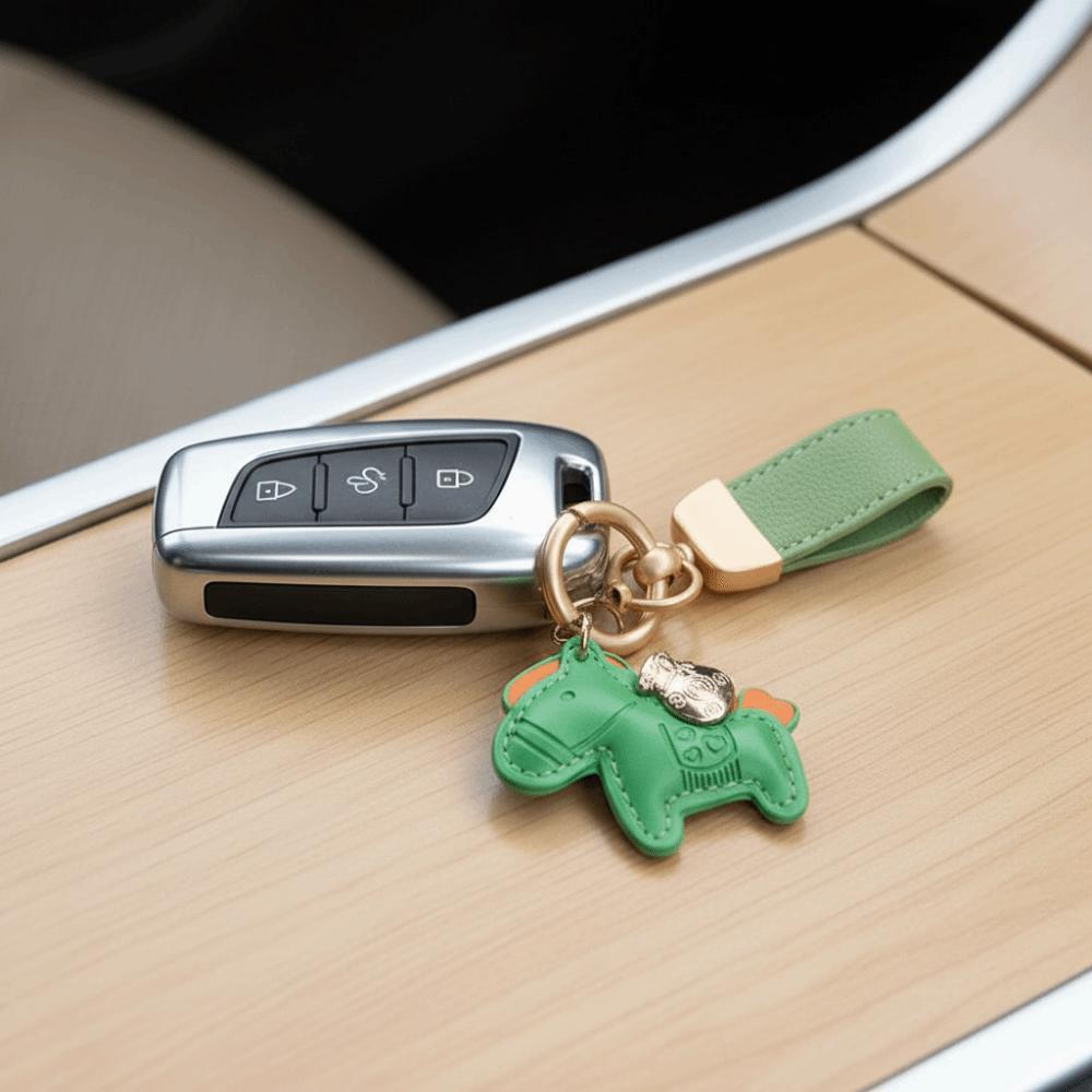 Year of Horse Horse Pendant Cartoon Zodiac Pony Bag Hanging Horse Car Keychain  Year of The Horse