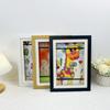 Multi-functional Wooden Picture Frame Magnetic Closure Rectangle Flip Photo Frame Wall Mount Changeable Decorative Frame
