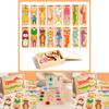 Wooden Kid Learning Puzzle With Animal Shapes And Word Recognition For Toddler Development