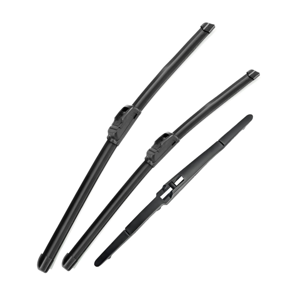 

For KIA Picanto MK3 2018-2023 2019 2020 2021 2022 Wiper Front&Rear Wiper Blades Windshield Windscreen Window Brushes 24 +14 +11 Q02-24,Q02-14,A3-11 чёрный