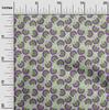 oneOone Cotton Flex Indigo Blue Fabric Asian Japanese Floral DIY Clothing Quilting Fabric Print Fabric by Yard 40 Inch